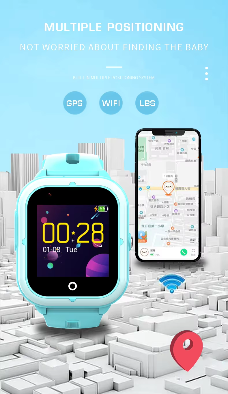 Reloj CT07S Infantil 4G GPS SOS
