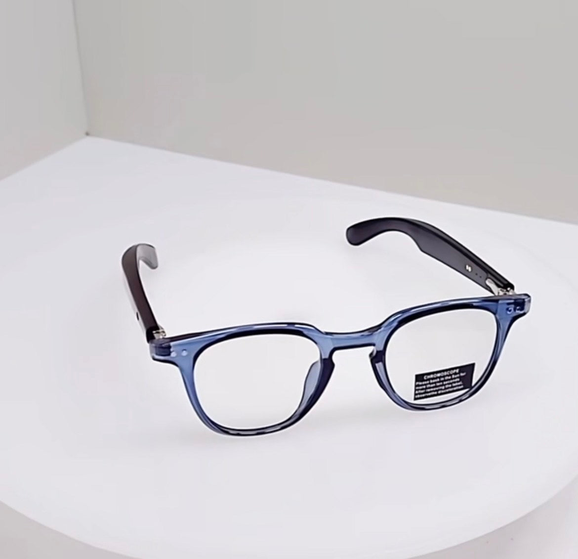 Gafas Inteligentes AI GPT Traductor Negro/Azul