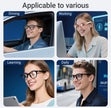 Gafas Inteligentes AI GPT Traductor Negro/Azul