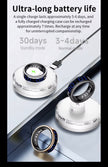 Anillo Inteligente SR16 con Pantalla LED: Monitor de Salud, Sueño y Actividad