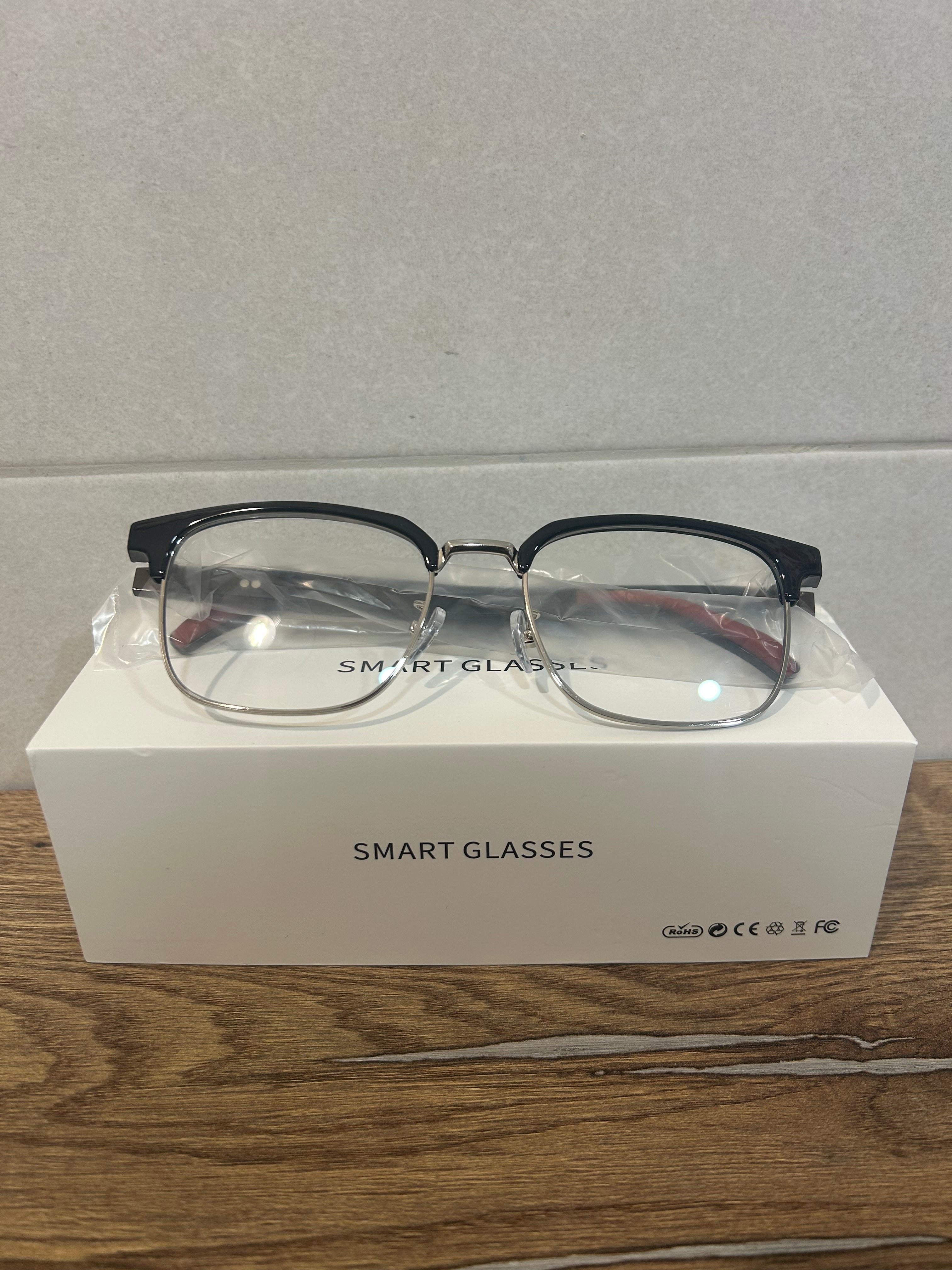 Gafas Inteligentes Maxtop con Bluetooth, Control Táctil, Control de Cámara del Móvil y Lentes UV/Anti-Luz Azul