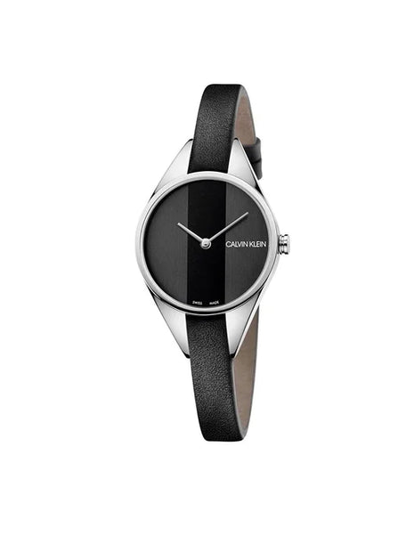 Calvin Klein K8P231C1 Rebel Mujer Cuero Negro