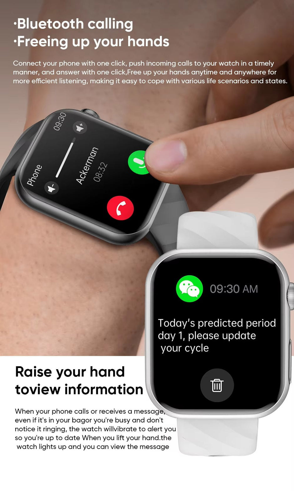 Smartwatch Unisex Salud ECG MF15 AMOLED