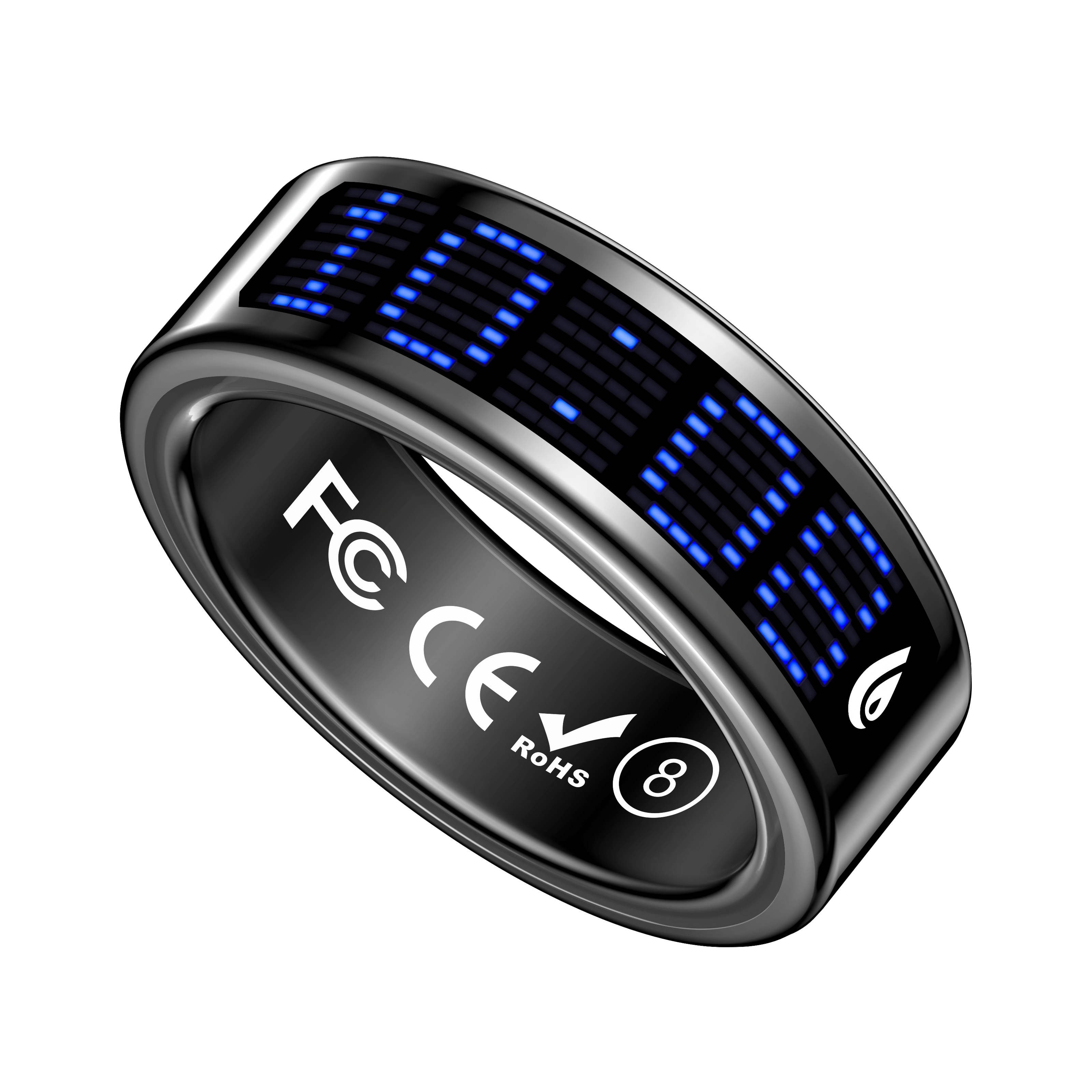 Anillo Inteligente SR16 con Pantalla LED: Monitor de Salud, Sueño y Actividad
