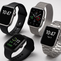 dame una foto para poder en un apartado de colecciones sobre smartwaches con fondo blanco o gris y que parezca profesional